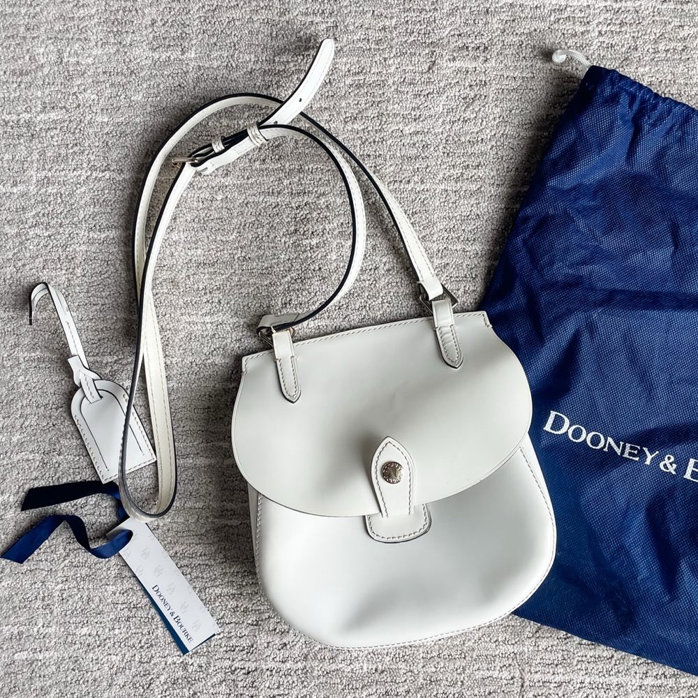 Dooney & Burke White Happy Bag